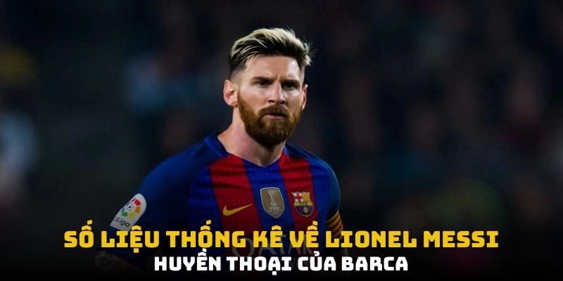 Số liệu thống kê về Lionel Messi - huyền thoại của Barca
